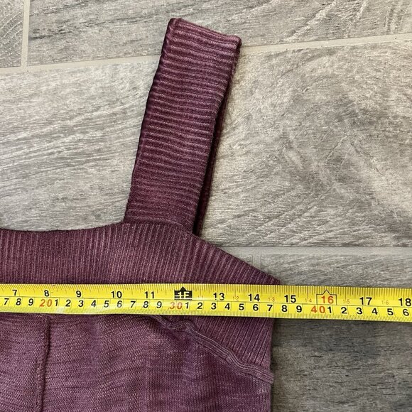 Anthropologie Eloise Silk Tiered Dress Size Small Purple Garment Dyed Midi - Picture 7 of 10